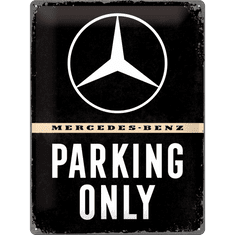 NOSTALGIC-ART Retro cedule plech 40x30 cm Mercedes-Benz Parking Only