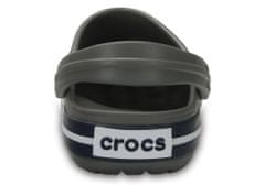 Crocs Crocband Clogs pro děti, 24-25 EU, C8, Pantofle, Dřeváky, Smoke/Navy, Šedá, 207005-05H