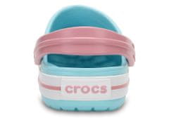 Crocs Crocband Clogs pro děti, 25-26 EU, C9, Pantofle, Dřeváky, Ice Blue/White, Modrá, 204537-4S3