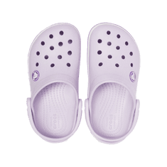 Crocs Crocband Clogs pro děti, 23-24 EU, C7, Pantofle, Dřeváky, Lavender/Neon Purple, Fialová, 207005-5P8
