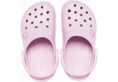 Crocs Crocband Clogs pro děti, 24-25 EU, C8, Pantofle, Dřeváky, Ballerina Pink, Růžová, 207005-6GD