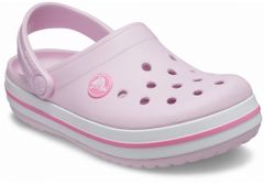 Crocs Crocband Clogs pro děti, 24-25 EU, C8, Pantofle, Dřeváky, Ballerina Pink, Růžová, 207005-6GD