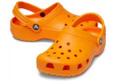 Crocs Classic Clogs pro děti, 27-28 EU, C10, Pantofle, Dřeváky, Orange Zing, Oranžová, 206990-83A