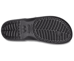 Crocs Classic Flip-Flops Unisex, 43-44 EU, M10W12, Žabky, Pantofle, Sandály, Black, Černá, 207713-001
