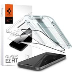 Spigen Ochranné Tvrzené Sklo Glas.Tr ”Ez Fit” Fc 2-Pack iPhone 15 Black