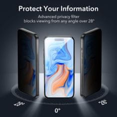 ESR Ochranné Tvrzené Sklo Tempered sklo iPhone 15 Plus Privacy