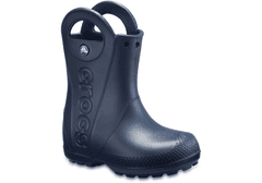 Crocs Handle It Rain Boots pro děti, 27-28 EU, C10, Holínky, Kozačky, Navy, Modrá, 12803-410