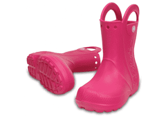 Crocs Handle It Rain Boots pro děti, 22-23 EU, C6, Holínky, Kozačky, Candy Pink, Růžová, 12803-6X0