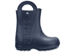 Crocs Handle It Rain Boots pro děti, 29-30 EU, C12, Holínky, Kozačky, Navy, Modrá, 12803-410