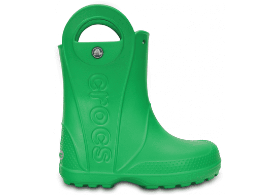 Crocs Handle It Rain Boots pro děti, 27-28 EU, C10, Holínky, Kozačky, Grass Green, Zelená, 12803-3E8