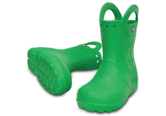 Crocs Handle It Rain Boots pro děti, 33-34 EU, J2, Holínky, Kozačky, Grass Green, Zelená, 12803-3E8