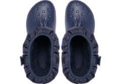 Crocs Classic Neo Puff Luxe Boots pro ženy, 39-40 EU, W9, Sněhule, Zimní Boty, Navy, Modrá, 207312-410