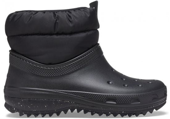 Crocs Classic Neo Puff Shorty Boots pro ženy, 41-42 EU, W10, Sněhule, Zimní Boty, Black, Černá, 207311-001