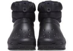 Crocs Classic Neo Puff Shorty Boots pro ženy, 37-38 EU, W7, Sněhule, Zimní Boty, Black, Černá, 207311-001