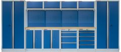AHProfi Kvalitní PROFI BLUE dílenský nábytek - 4535 x 2000 x 495 mm - MTGS1300AA2