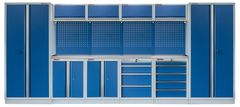 AHProfi Kvalitní PROFI BLUE dílenský nábytek - 4535 x 495 x 2000 mm - MTGS1300BB2