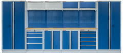 AHProfi Kvalitní PROFI BLUE dílenský nábytek - 4535 x 2000 x 495 mm - MTGS1300AA1