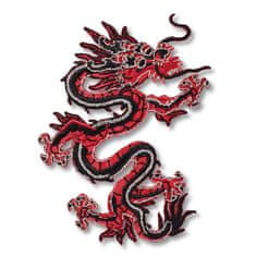 PRYM Nášivka asijský drak, nažehlovací, červená/černá