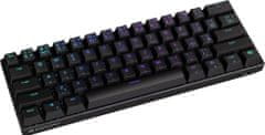 4DAVE Endorfy herní klávesnice Thock Compact RD RGB /USB/ red sw. / bezdrátová / mechanická / CZ/SK layout / mini /černá RGB