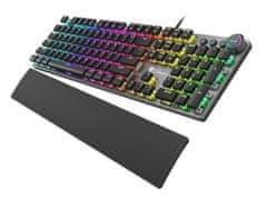 Genesis herní mechanická klávesnice THOR 401/RGB/Kailh Brown/Drátová USB/US layout/Černá