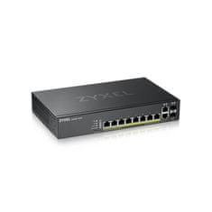 GS2220-10HP,EU region,8-port GbE L2 PoE Switch with GbE Uplink (1 year NCC Pro pack license bundled)