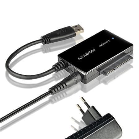 ADSA-FP3, USB3.0 - SATA 6G HDD FASTport3 adaptér, vč. napáječe