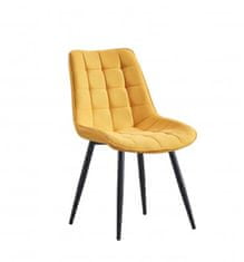 Jídelní židle CasaDolce ABSY, žlutá