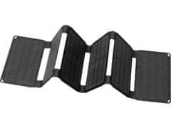 Sandberg Solar Charger 40W QC3.0+PD+DC, solární nabíječka, černá