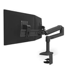 Ergotron LX Desk Dual Direct Arm, matná černá, stolní rameno pro 2 monitry až 25"
