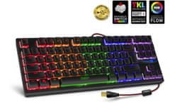 Connect IT NEO+ Compact mechanická herní klávesnice, RGB podsvícení, USB, (CZ+SK verze)