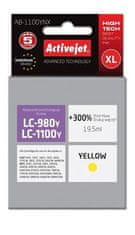 ActiveJet ink cartr. Brother LC-1100Y - 15 ml - 100% NEW AB-1100YNX (AB-1100Y)