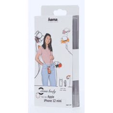 Hama Cross-Body, kryt se šňůrkou pro Apple iPhone 12 mini, průhledný