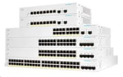 Cisco CBS250 Smart 8-port GE, Partial PoE, Desktop, Ext PSU