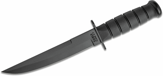 KA-BAR® KB-1266 Modified Tanto všestranný vnější nůž 20,2 cm, celočerný, Kraton, nylonové pouzdro