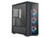 PC skříň MASTERBOX 520 MESH MIDI Tower, černá