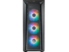Cooler Master PC skříň MASTERBOX 520 MESH MIDI Tower, černá