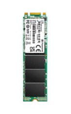 Transcend MTS825S 1TB SSD disk M.2, 2280 SATA III 6Gb/s (3D TLC), 550MB/s R, 500MB/s W