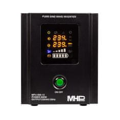 MHpower Záložní zdroj MPU500-12,UPS,500W, čistá sinus