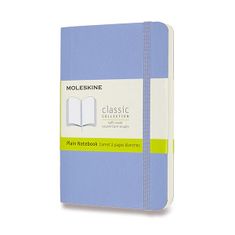 Moleskine Zápisník - měkké desky S, čistý, nebesky modrý