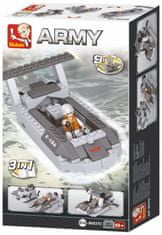 Sluban Army 9into1 M38-B0537D Vyloďovací člun 3v1