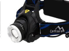 Cattara LED čelovka 570lm ZOOM nabíjecí