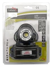 Cattara LED čelovka 570lm ZOOM nabíjecí