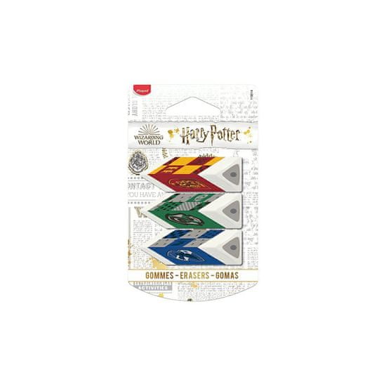 Gumy 3 ks trojhranné, Harry Potter