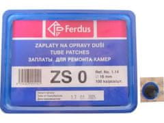 FERDUS Záplaty ZS 0 16mm 100ks/1.43/ks