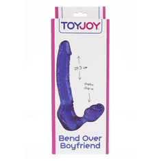 Joy Toy Realistický masturbátor s análním stimulátorem Bend Over Boyfriend Purple