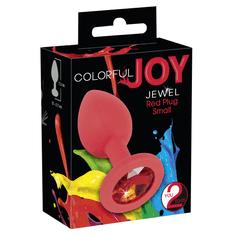 You2toys Anální kolíček Colorful Joy Jewel Red Plug sm