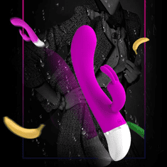 PRETTY LOVE Vibrátor s dráždičem klitorisu fialový - FREDA