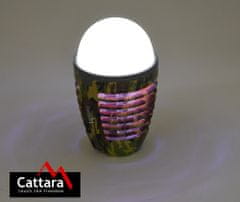 Cattara LED svítilna PEAR ARMY nabíjecí + lapač hmyzu