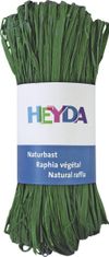 HEYDA Přírodní lýko - tmavě zelené 50 g