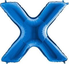 Grabo Nafukovací balónek písmeno X modré 102 cm -